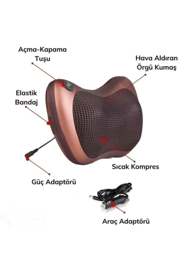 Ovmalı Masaj Yastığı - Ayak, Bel, Boyun, Sırt, Vücut, Omuz