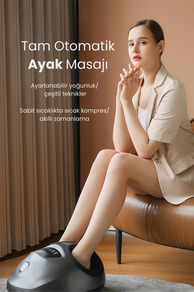 Kızılötesi Isıtma Tedavili Ayak Masajı Uzaktan Kumandalı
