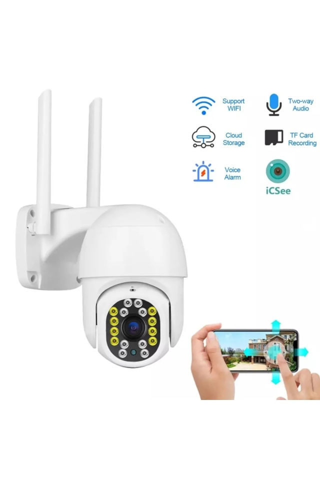 Akıllı Kablosuz WiFi Kamera 2.5 İnç Otomatik İzleme Monitör IP Kamera