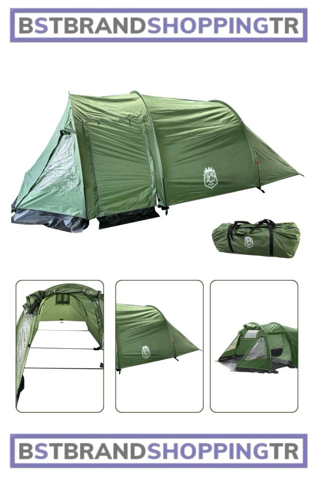 4 Kişilik Kamp Çadırı / Kolay Kurulumlu / Kamp Outdoor Plaj Piknik Çadırı /Eşsiz Tasarım