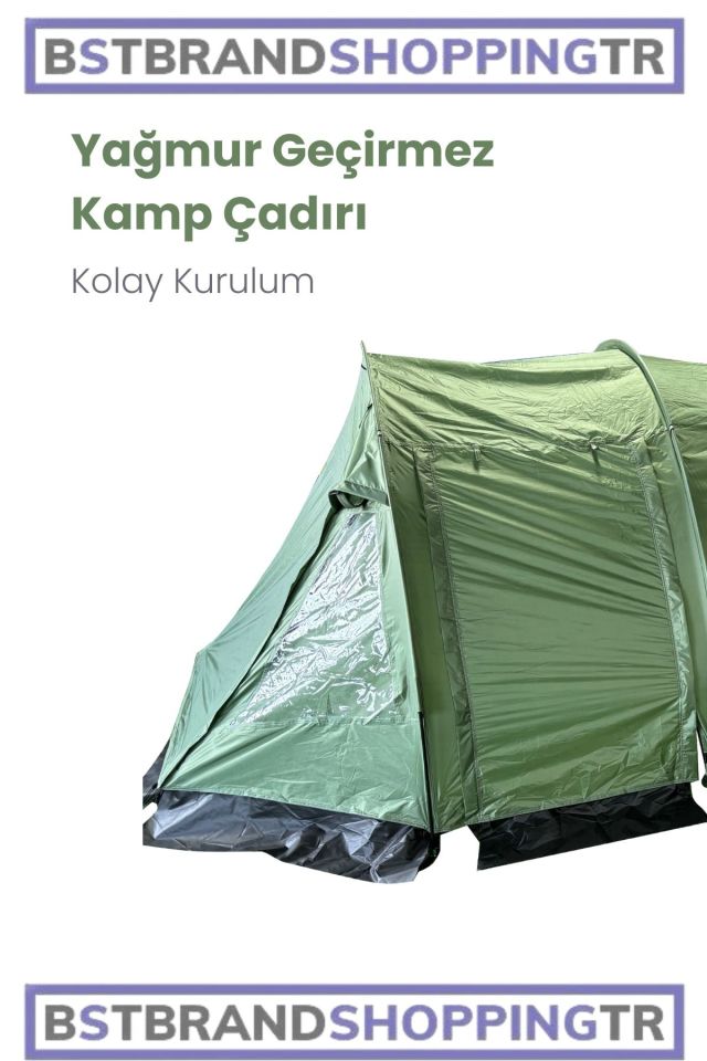 4 Kişilik Kamp Çadırı / Kolay Kurulumlu / Kamp Outdoor Plaj Piknik Çadırı /Eşsiz Tasarım
