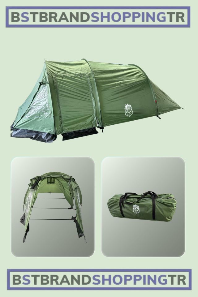 4 Kişilik Kamp Çadırı / Kolay Kurulumlu / Kamp Outdoor Plaj Piknik Çadırı /Eşsiz Tasarım