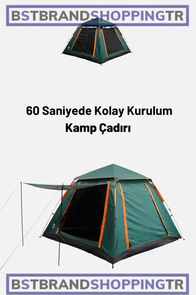 Tam Otomatik Tentenli Kamp Çadırı / Kamp Outdoor Plaj Piknik Çadırı /Eşsiz ve Dayanıklı