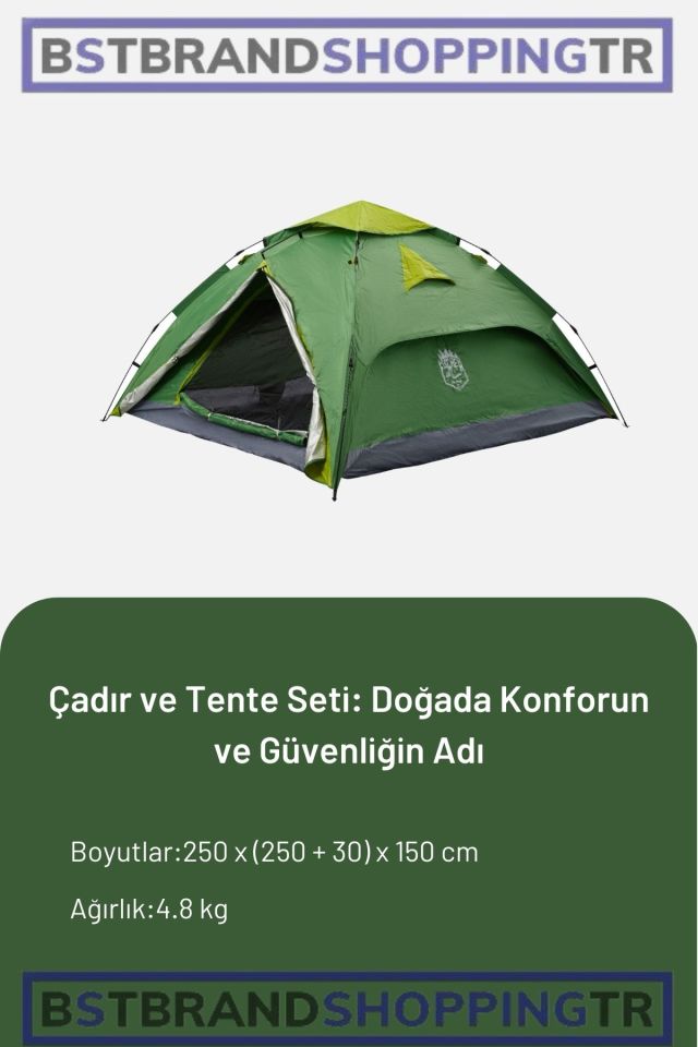 Çok Kullanımlı Kamp Çadırı -Tente/ Kamp Outdoor Plaj Piknik Çadırı /Eşsiz ve Dayanıklı