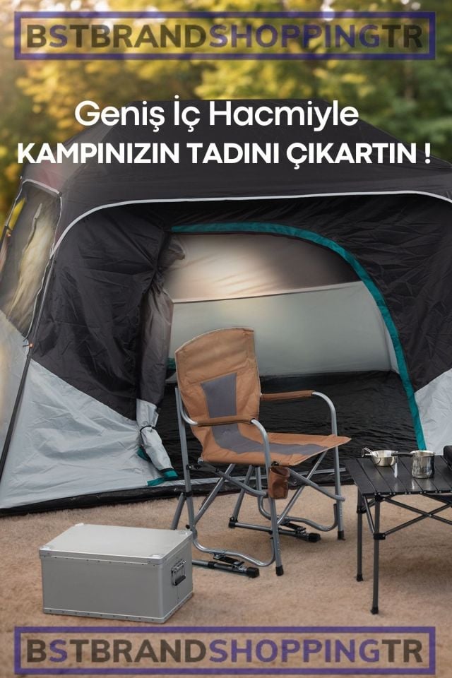 5 Kişilik Kamp Çadırı/ Hızlı ve Kolay Kurulum/ Kamp Outdoor Plaj Piknik Çadırı /Eşsiz ve Dayanıklı