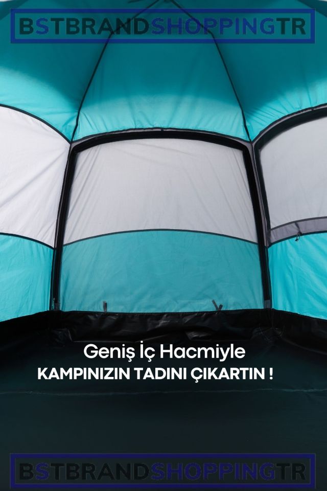 4 Kişilik Kamp Çadırı / Kolay Kurulumlu / Kamp Outdoor Plaj Piknik Çadırı /Eşsiz Design