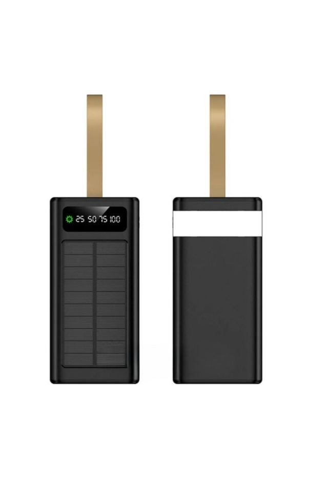 Lcd Göstergeli Powerbank - 30.000 Mah - Dahili Lightning Type-C, Mikro