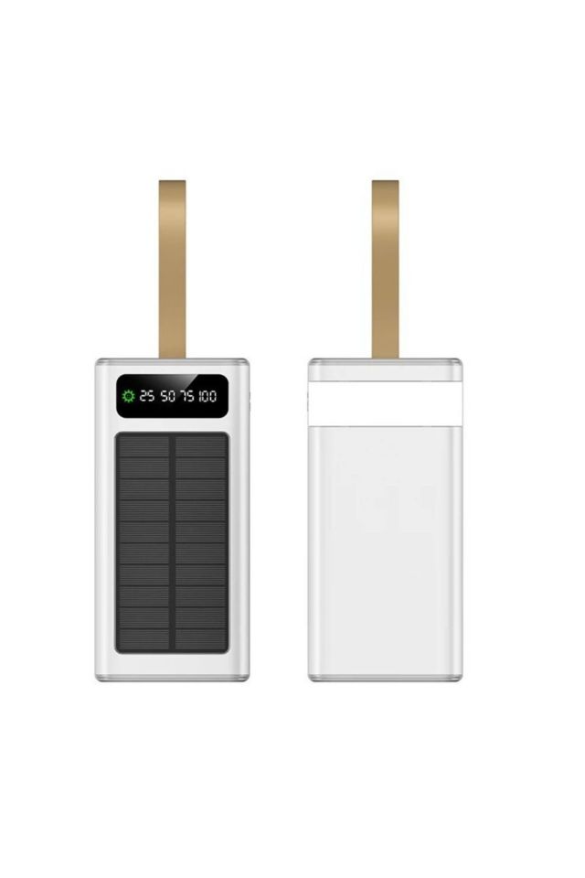 Lcd Göstergeli Powerbank - 30.000 Mah - Dahili Lightning Type-C, Mikro