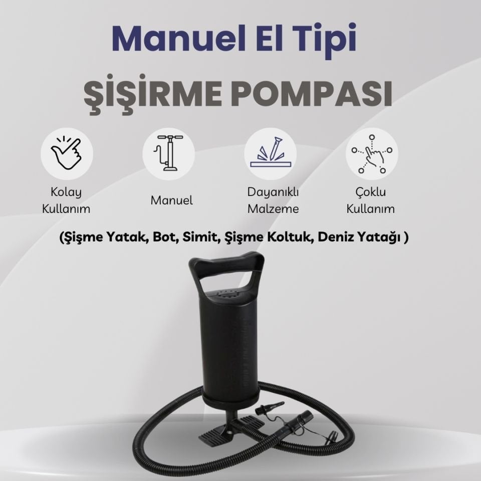 El Pompası (Bot, Simit, Şişme Koltuk, Deniz Yatağı Için Ideal)