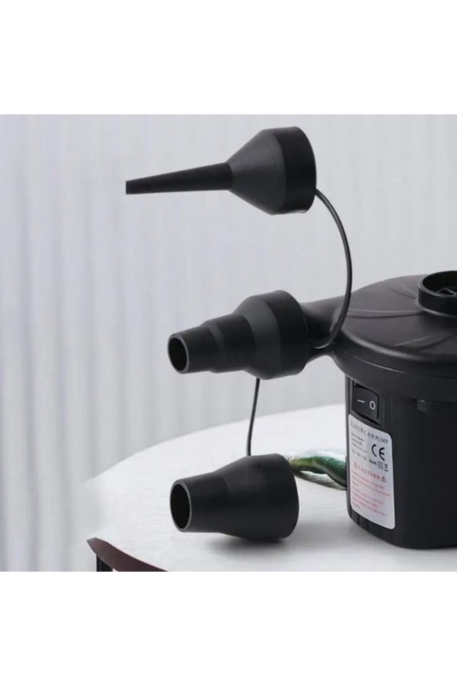 Şişirme Pompası - 12w Çakmaklık Girişli Hava Pompası (Şişme Yatak, Bot, Simit, Şişme Koltuk, Deniz Yatağı )