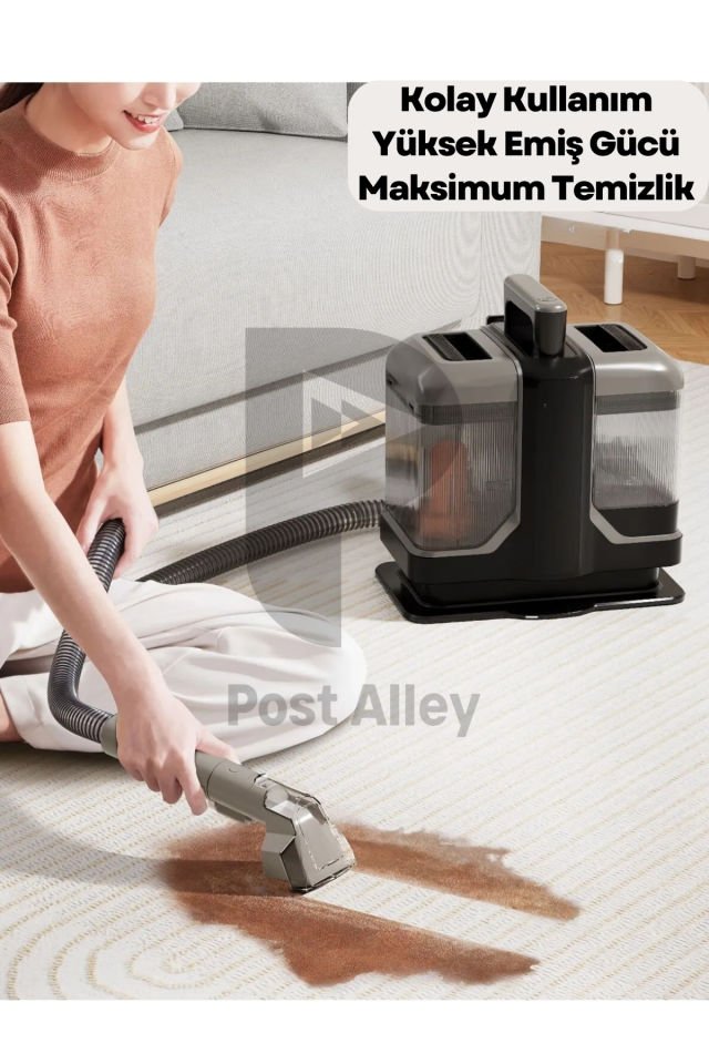 Halı, Koltuk ve Araç İçi Leke Temizleme Makinesi Gri