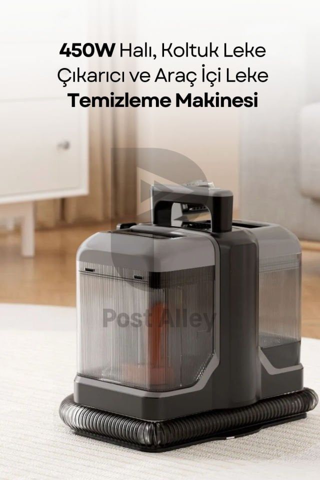 Halı, Koltuk ve Araç İçi Leke Temizleme Makinesi Gri