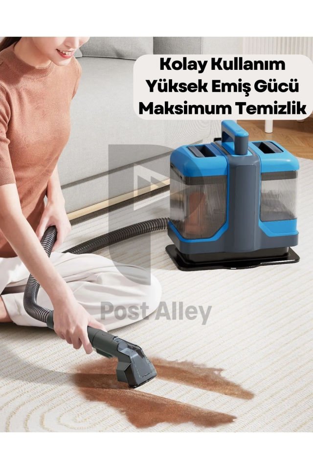 Halı, Koltuk ve Araç İçi Leke Temizleme Makinesi Mavi