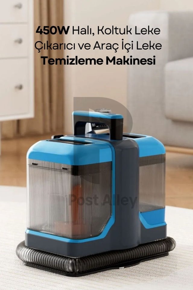 Halı, Koltuk ve Araç İçi Leke Temizleme Makinesi Mavi