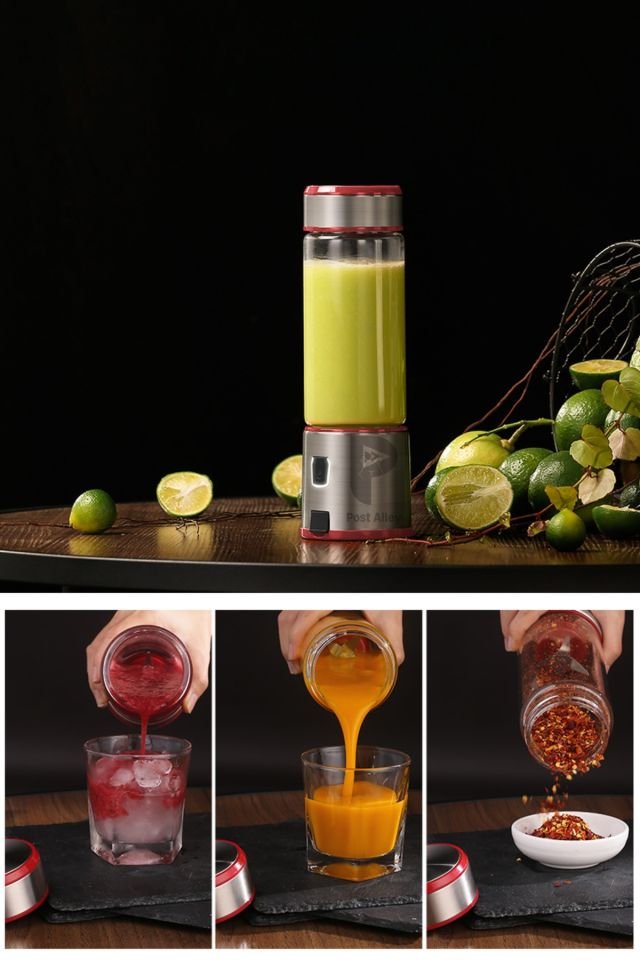 Şarjlı 6 Bıçaklı Paslanmaz Çelik Buz Kırabilen Kişisel Blender (450 Ml )
