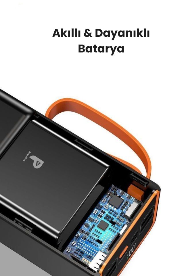 Yüksek Güçlü Powerbank Kamp İçin İdeal 50.000 mAh