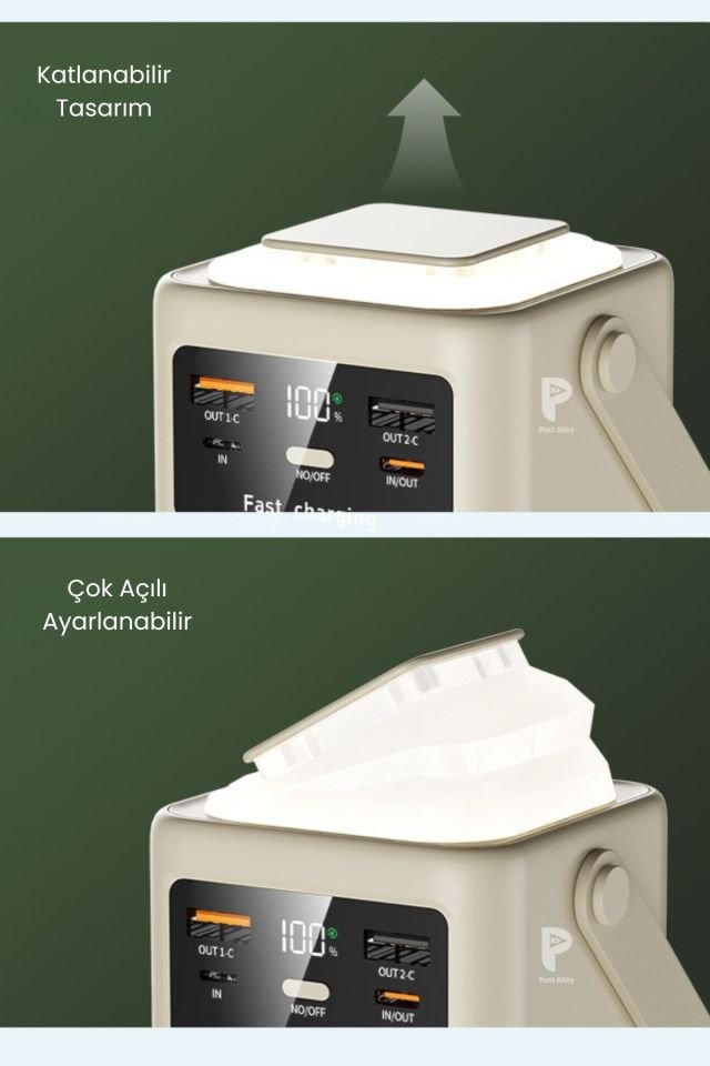 Hızlı Şarj Özellikli Powerbank 50.000 mAh Kamp İçin İdeal Kullanım
