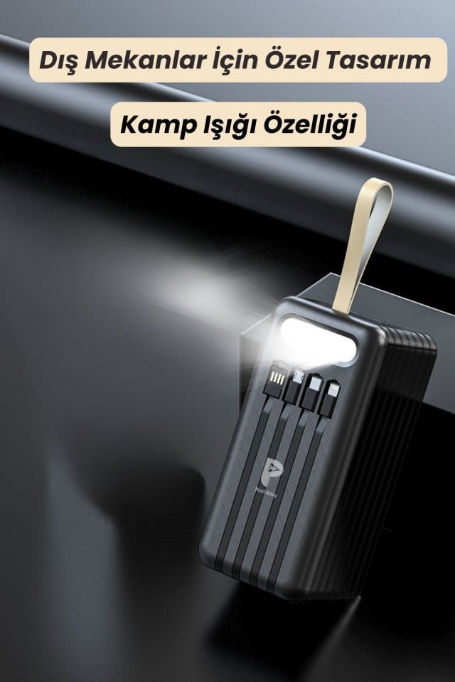 Hızlı Şarj Özellikli Powerbank 80.000 mAh Kamp İçin İdeal Kullanım
