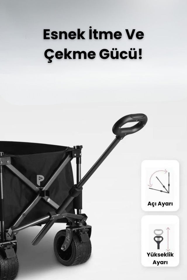 Katlanabilir, Taşınabilir, Vagon Masalı, Metal Kamp Ve Piknik Taşıma Pazar Arabası