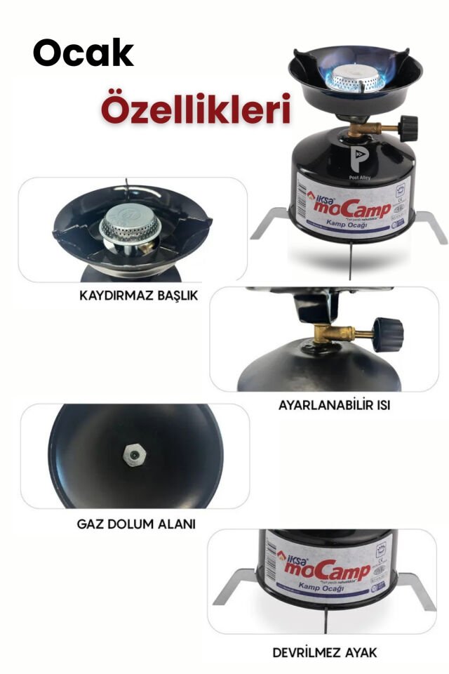 Portatif Kamp Ocak ve Gaz Seti