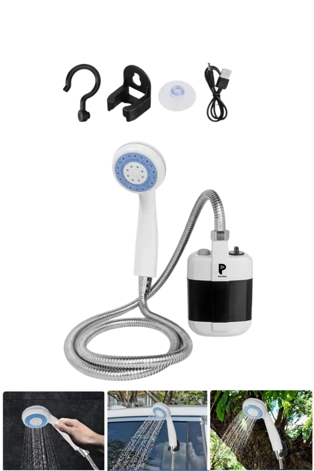 Otomatik Duş Başlığı + 6 Kişilik Otomatik Kamp Çadır Set
