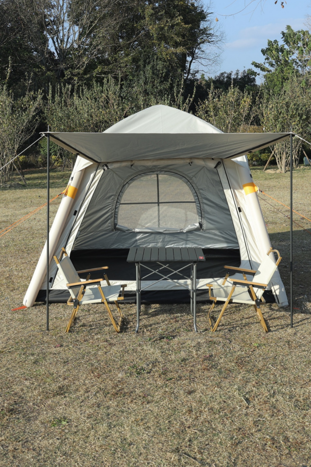 6 Kişilik Şişme Pratik Tenteli Kamp Çadırı (240x240x175)