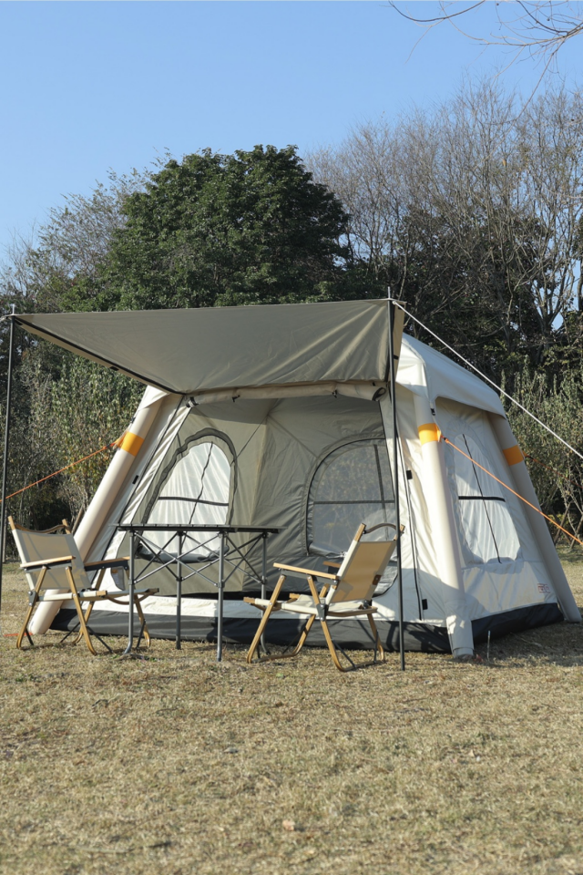 6 Kişilik Şişme Pratik Tenteli Kamp Çadırı (240x240x175)