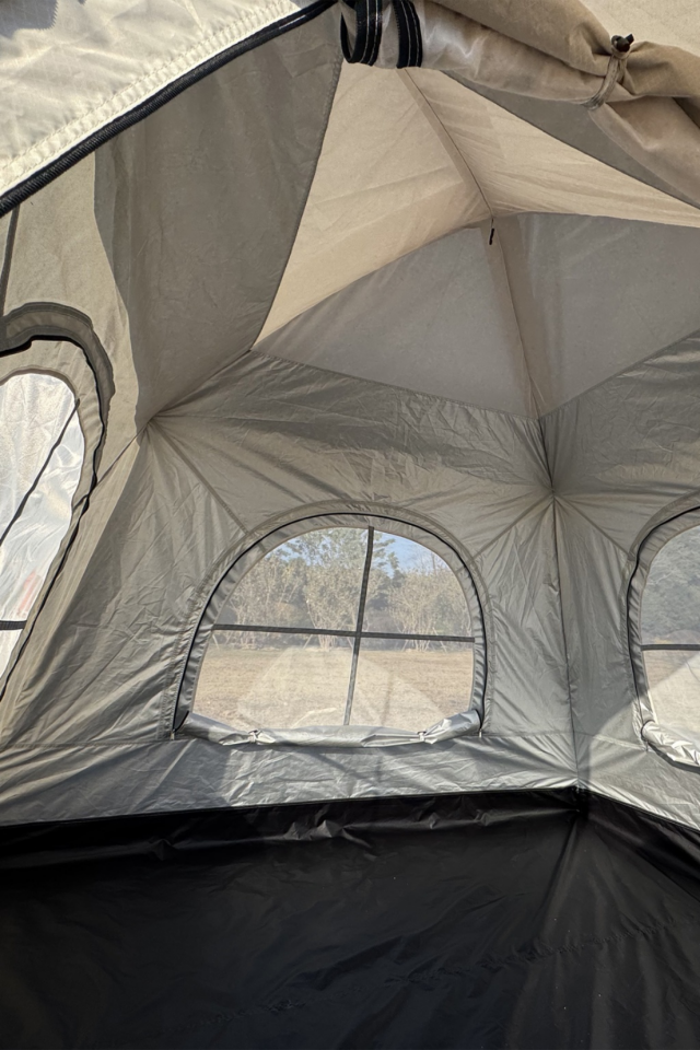 6 Kişilik Şişme Pratik Tenteli Kamp Çadırı (240x240x175)